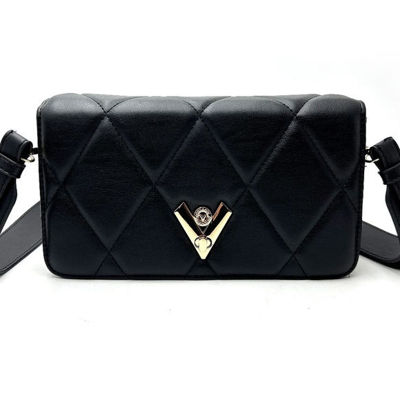 Valentino Orlandi Handbags - ✨ Valentino Orlandi Quilted Black Crossbody – NWT ✨